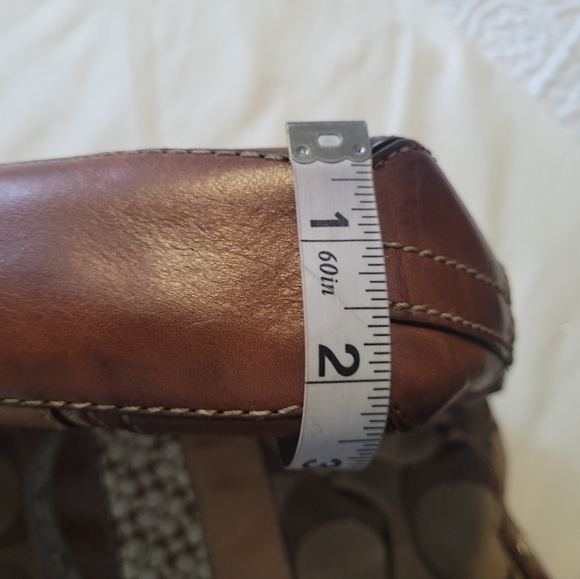 Coach Brown and Tan Crossbody Bag - Picture 11 of 14